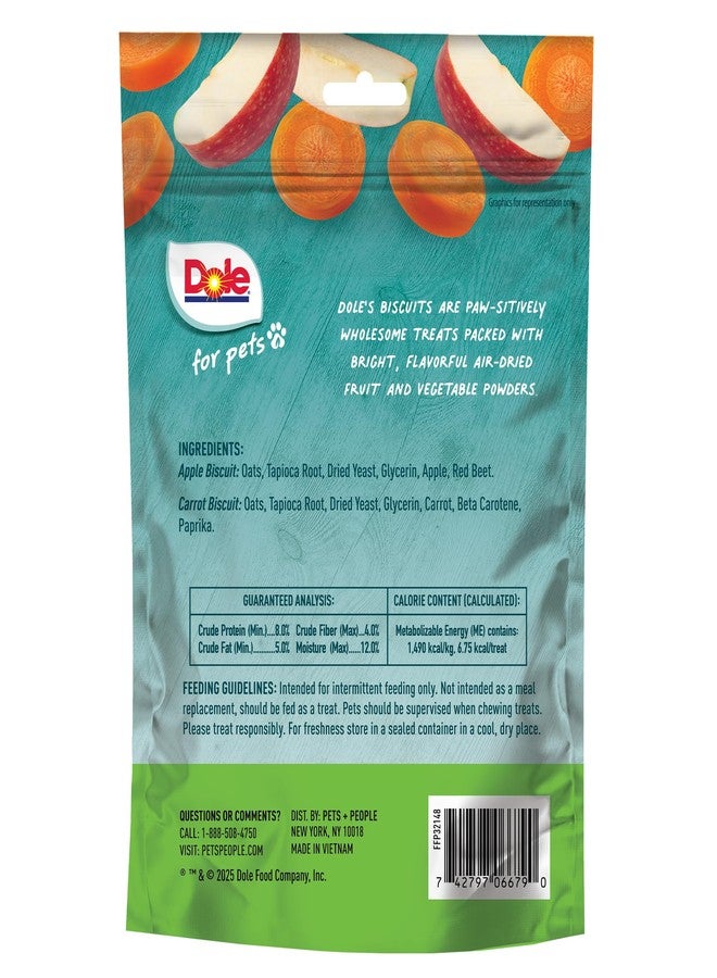 دولي بسكويت الكلاب "دول فور بيتس فريشلي فيتشد"، بنكهة التفاح والجزر، 7 أونصة | بنكهة الخضراوات الحقيقية، خالٍ من القمح والذرة والصويا والنكهات والألوان والمواد الحافظة الاصطناعية والمنتجات الحيوانية - Image 5